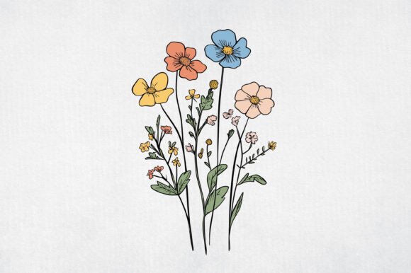 Download Watercolor Wild Flower Clipart - Wild flower clipart Collection