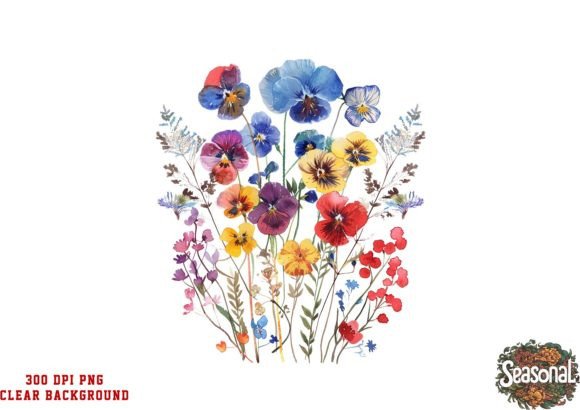 Download Watercolor Wild Flower Clipart - Premium Resources