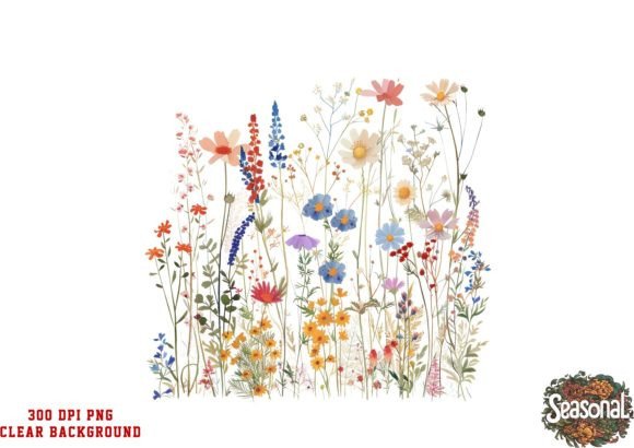 Download Watercolor Spring Wild Flower Clipart - Wild flower clipart Collection