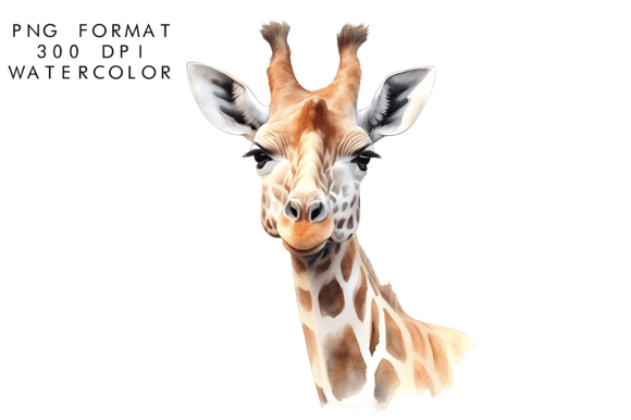 Download Watercolor Giraffe Clipart - Giraffe Collection