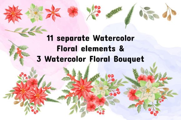 Download Watercolor Floral Elements - Element Collection