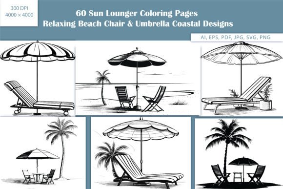 Download 60 Beach Chair Coloring Pages - Premium Resources