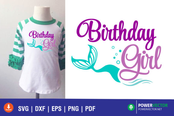 Download Mermaid Birthday Girl - Mermaid birthday Collection