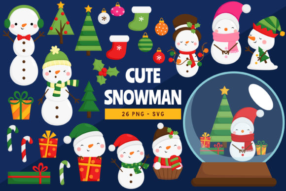 Download Doodle Winter Snowman Seasonal Clipart - Doodle Collection